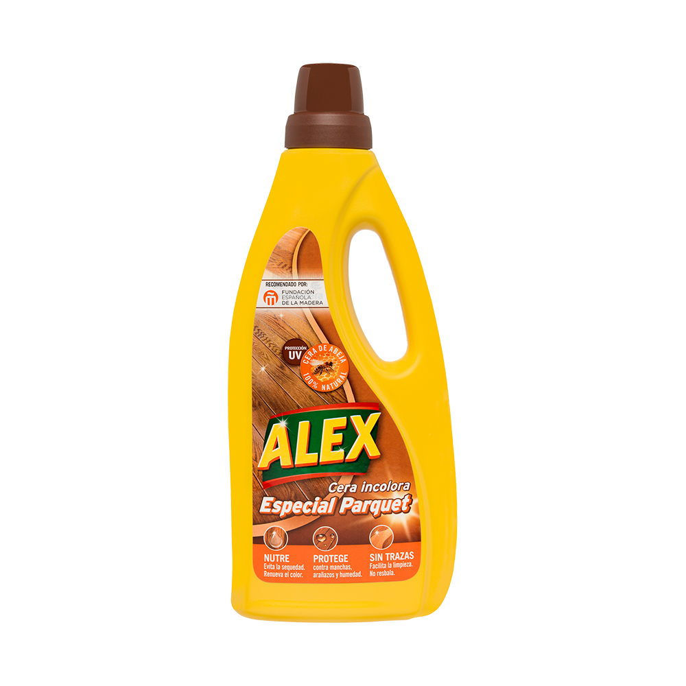 Soluciona los arañazos o desperfectos que puedan tener tus suelos de madera con ALEX Cera Liquida Suelos Parquet